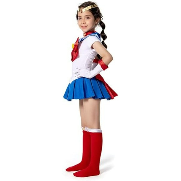 SAILOR MOON  Kid Outfit Size M Halloween - Picture 2 of 7
